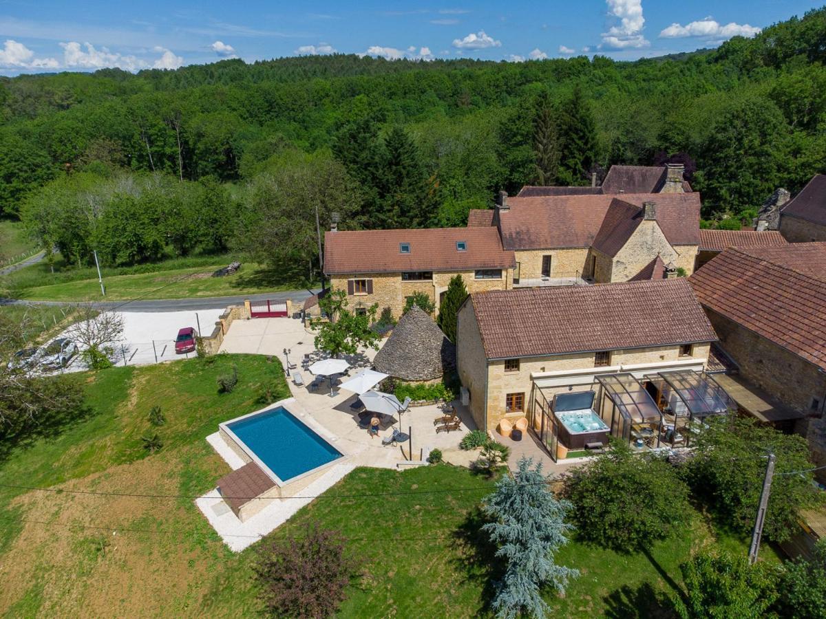 Le Four A Pain, Gite Avec Piscine Et Spa Proche Sarlat Marquay Exterior photo